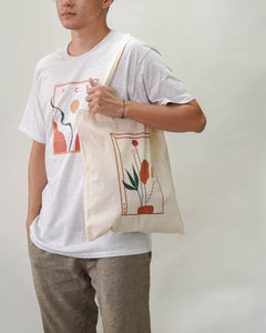 FCS EVERYDAY: RISE canvas tote bag (off-white)